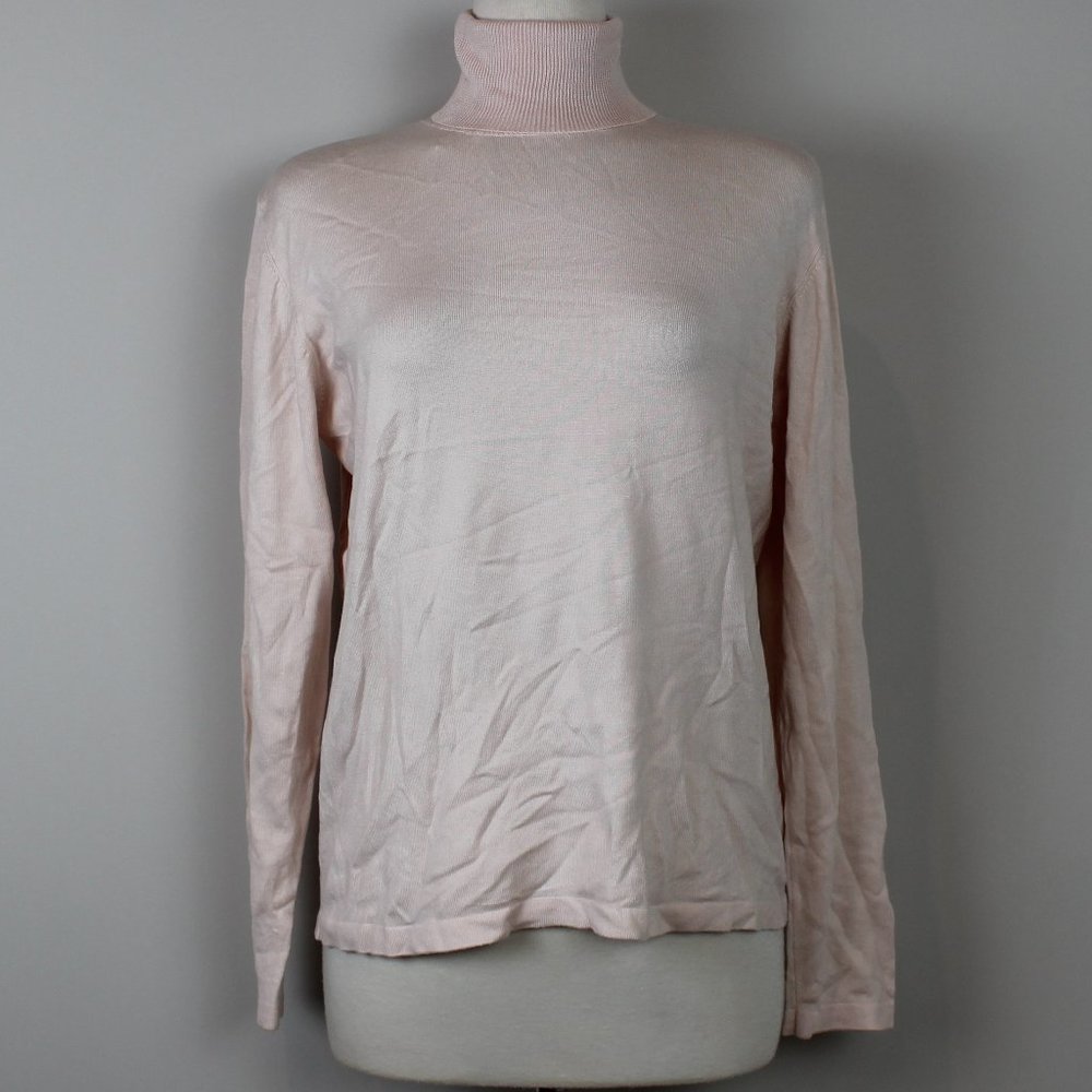 FINAL PRICE❗️CLOSET CLOSING Saks Fifth Avenue Pink Folio Collection Silk Sweater